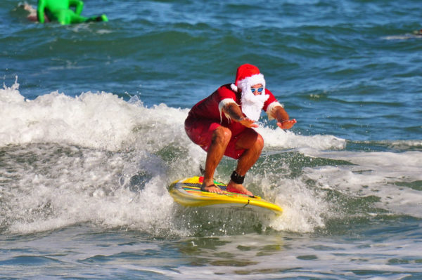 Surfing Santas 2018 Cocoa Beach, FL