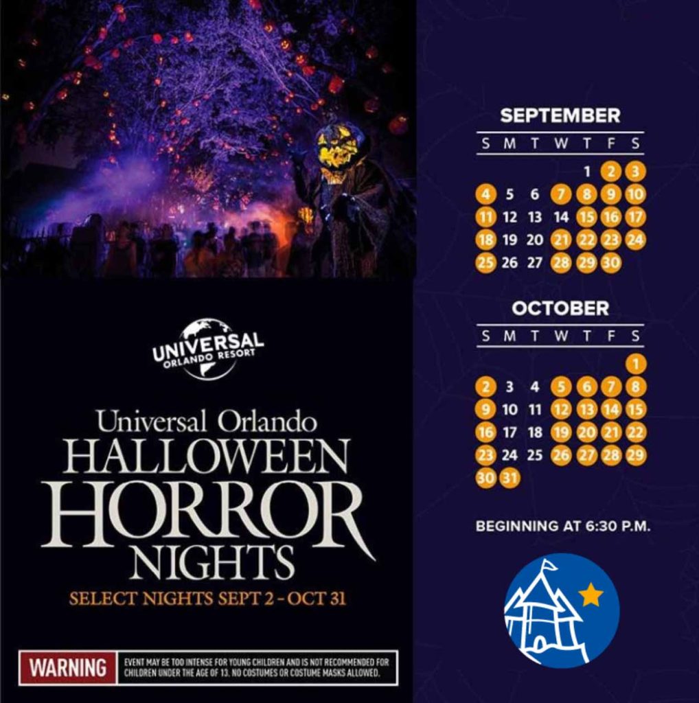 Halloween Horror Nights Tickets 2023 Universal Orlando Resort 